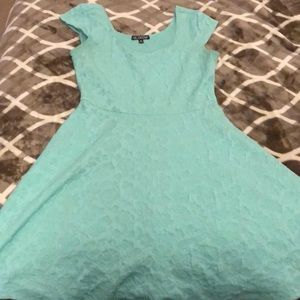 Mint green dress